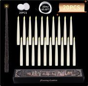 20LED Floating Candles With Candle Sticks 2