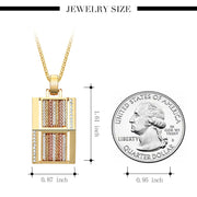 Exaggerated Jewelry Series Square Alloy Two-piece Jewelry 2