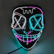 Halloween EL Horror Full Face Glow Mask