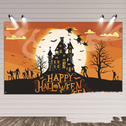 New Halloween Background Cloth Banner Banner Couplet