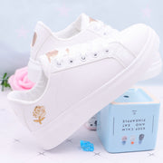 White Women Rose Shoes 1