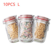 Reusable Snack Storage Bag Nut Biscuit Waterproof Sealed Food Storage Bag Snack Storage Travel Food Bag Kitchen Tools