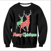 UGLY CHRISTMAS SWEATER Vacation Santa Elf Funny Women's Men Sweaters Tops Autumn Winter Clothing