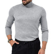 Autumn And Winter New High-elastic Turtleneck Knitted Cashmere Sweater Thickened Young Men's Warm Undercoat