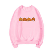 Halloween Evil Pumpkin Head Sweater Funny Printed Fashion Party Hoodie