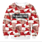 UGLY CHRISTMAS SWEATER Vacation Santa Elf Funny Women's Men Sweaters Tops Autumn Winter Clothing