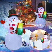 Christmas LED Lights Glowing Santa Tree Snowman Inflatable Doll Outdoor Yard Garden Decoration