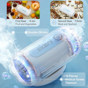 Fruit And Vegetable Cleaning Machine 5000 MAh Ultrasonic Capsule Washing Machine 2