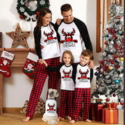 Family Christmas Pajamas Matching Sets Christmas Sleepwear Parent-Child Outfit For Christmas Holiday Xmas Party