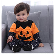 Children's Halloween Four-piece Bat Pumpkin Kids Clothes