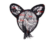 Halloween accessories lace cat veil