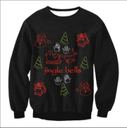 UGLY CHRISTMAS SWEATER Vacation Santa Elf Funny Women's Men Sweaters Tops Autumn Winter Clothing