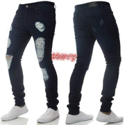 Pants Jeans For Men's Trousers Spring Plus size Blue grey