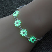 Halloween glow-in-the-dark flower bracelet