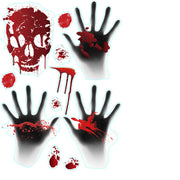 Halloween decoration wall stickers