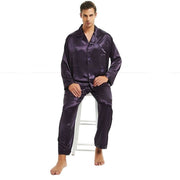 Pajamas Nightgown Loose Homewear Men Winter Sleepwear 6