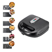 6-in-1 Waffle Maker EU Plug Sandwich Maker Grill Breakfast Maker Doughnut Cake Maker Compact Kitchen Dining Kitchen Accessories