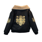 Fashion Children's Long-sleeved Plus Velvet Jacket