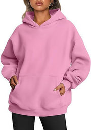 Women's Hoodies With Pockets Fashion Solid Sweatshirt Oversized Hooded Sweater Women's Clothing