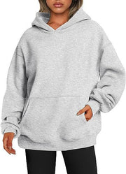 Women's Hoodies With Pockets Fashion Solid Sweatshirt Oversized Hooded Sweater Women's Clothing