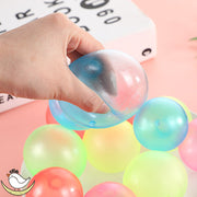 Luminous Sticky Ball Toys Sticky Wall Home Party Games Glow In The Dark Novelty Toys Decompression Squeeze Toy