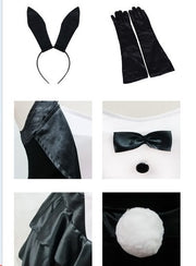 Rabbit Costume Magician Costume Halloween Game Uniform