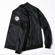 Nylon baseball uniform casual bomber jacket