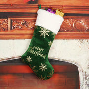 Christmas Decorative Stockings Embroidery Candy