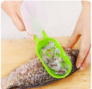 1Pcs Practical Fish Scale Remover Plastic Scraper Kitchen Fruit Vegetable Peeler Useful Scraper Accessories