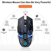 Silver Eagle A7 Silent Silent Rechargeable Wireless Mouse Computer Accessories 1