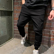 Men's Sports Pants With Pockets Casual Cargo Trousers