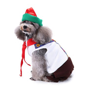 Dog supplies pet Christmas clothes