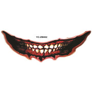 New Product Halloween Mouth Tattoo Sticker Scary Lip DIY Decoration