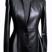 Short Coat Women's Leather Jacket