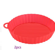 Air Fryer Tray Silicone Kitchen Supplies Air Fryer Silicone Pot Grill Pan Accessories Disposable Paper Liner