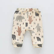 Korean winter wear pants plus Velvet Pants brand children big ass pants baby clothes wholesale