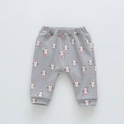 Korean winter wear pants plus Velvet Pants brand children big ass pants baby clothes wholesale