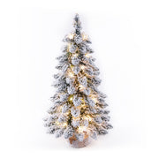 Christmas Small Flocking Tree Mini Christmas Tree