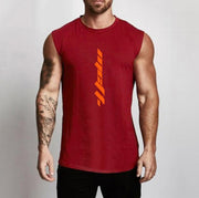 Gym Sleeveless Shirt Cotton Tank Top for Men Sportswear Vest 4