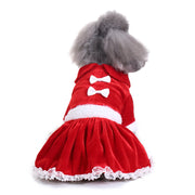 Dog supplies pet Christmas clothes