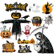 Halloween Magnetic Suction Fridge Stickers