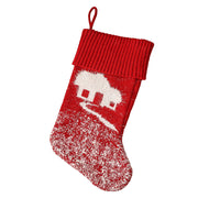 Classic Christmas Stockings Xmas Holiday Hanging Stocking Socks Candy Gift Bag For Family Holiday Party Decorations