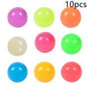 Luminous Sticky Ball Toys Sticky Wall Home Party Games Glow In The Dark Novelty Toys Decompression Squeeze Toy