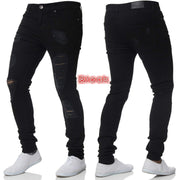 Pants Jeans For Men's Trousers Spring Plus size Blue grey