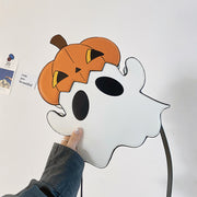 Halloween Bags Creative 3D Cartoon Pumpkin Ghost Design Cute Bags Women Cell Phone Purses Novelty Personalized Candy Crossbody Bags