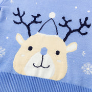 Christmas snowflake fawn sweater