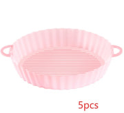 Air Fryer Tray Silicone Kitchen Supplies Air Fryer Silicone Pot Grill Pan Accessories Disposable Paper Liner