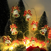 Christmas LED Light String Santa Claus Elk Snowman Xmas Ornament String Light Christmas Decorations