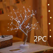 Christmas Decoration Night Light LED Pearl Tree Light Starry Touch Light