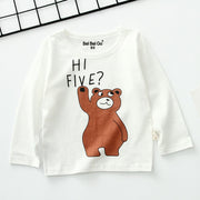 Cartoon children's long sleeve t-shirt bottoming shirt